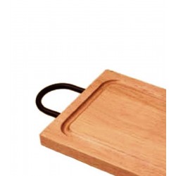 Tabua 35cm Por 25cm Retangular Com Alça Para Churrasco